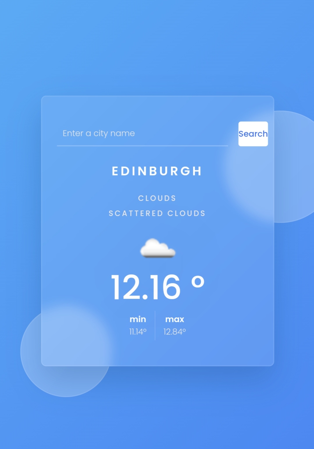 Simple Food Landing Page
