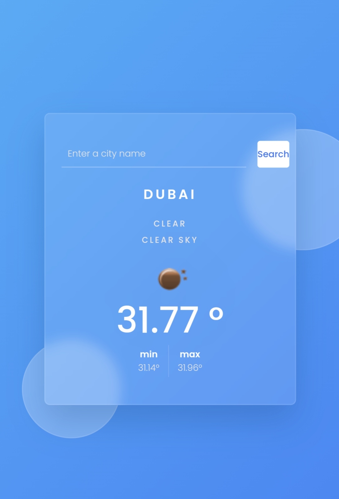 Simple Food Landing Page
