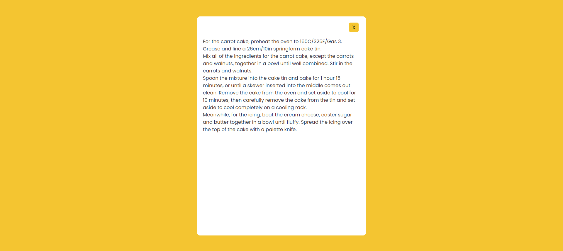 Recipe Web App Image 3
