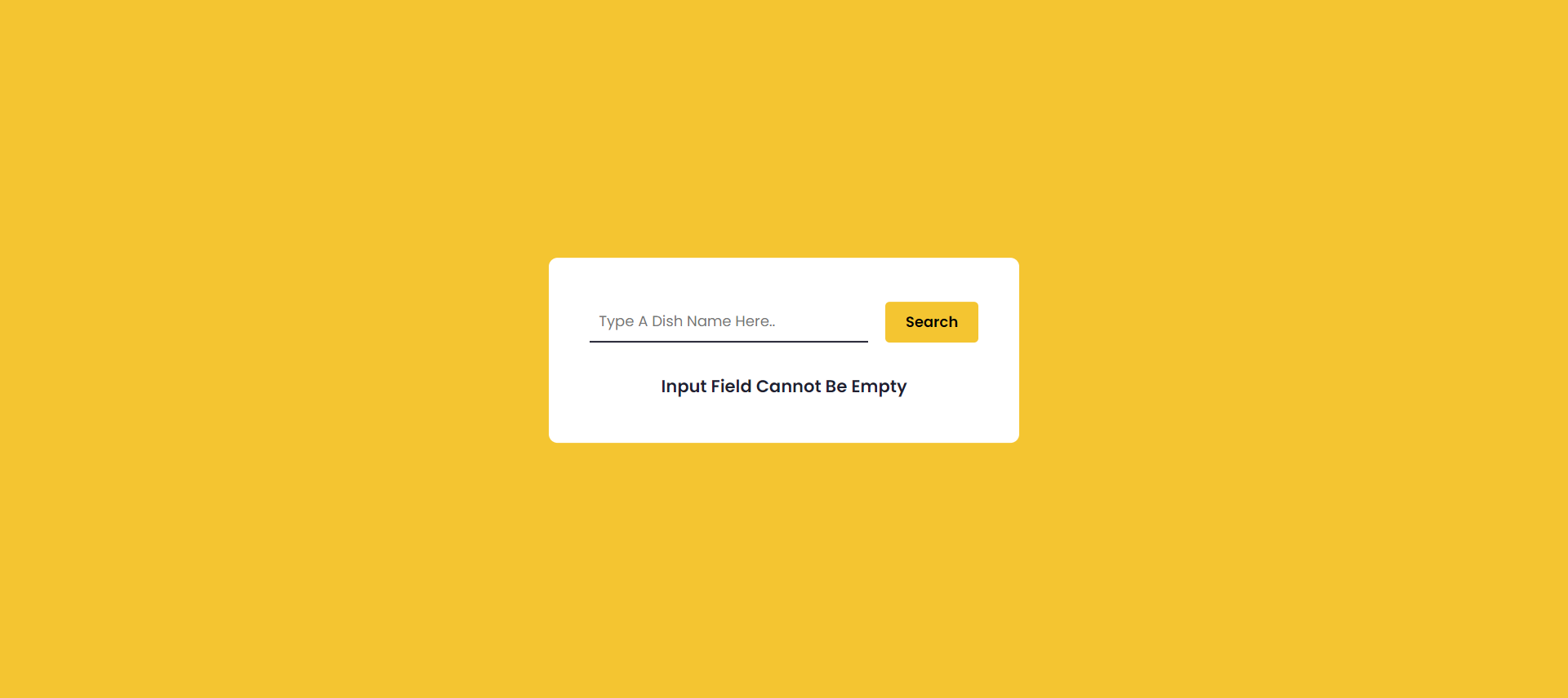 Recipe Web App Image 3