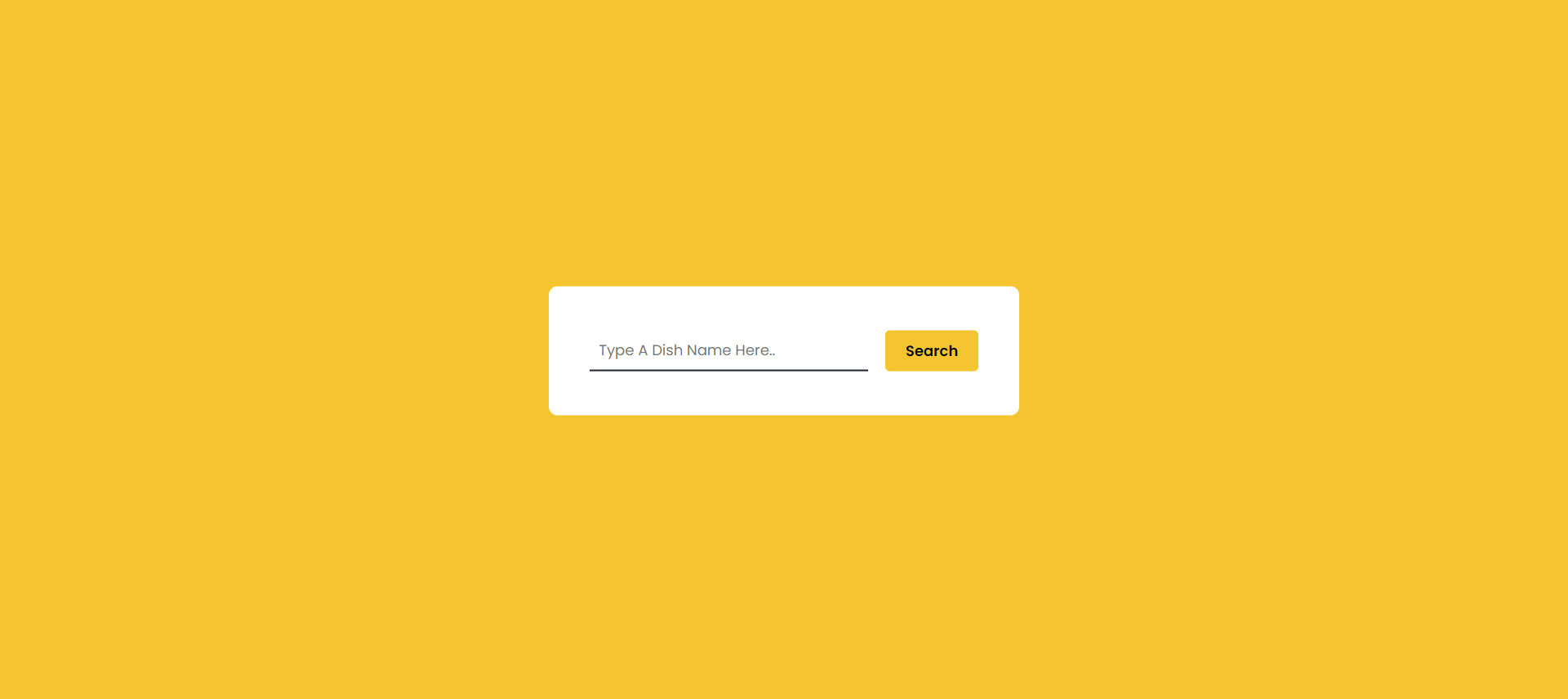 Recipe Web App Image 3
